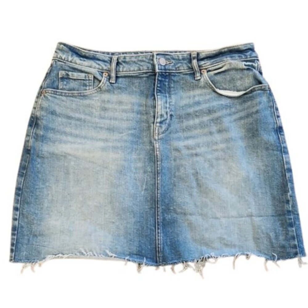 [Old Navy] Jean Cut Off Skirt - Size 12